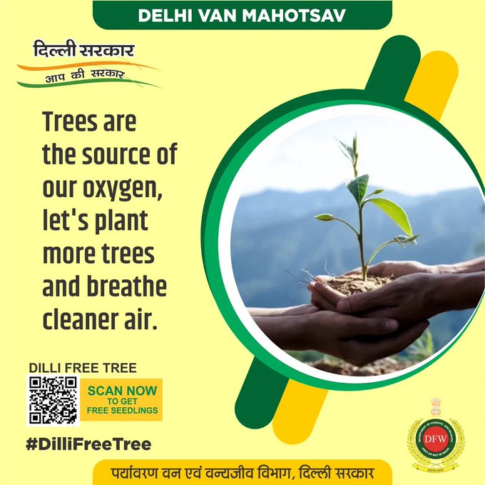 aapkasurenderk's tweet photo. lets plant more trees and breathe cleaner air.
#DilliFreeTree #DelhiVanMahotsav
@ArvindKejriwal @AapKaGopalRai https://t.co/4CSW03ilOK