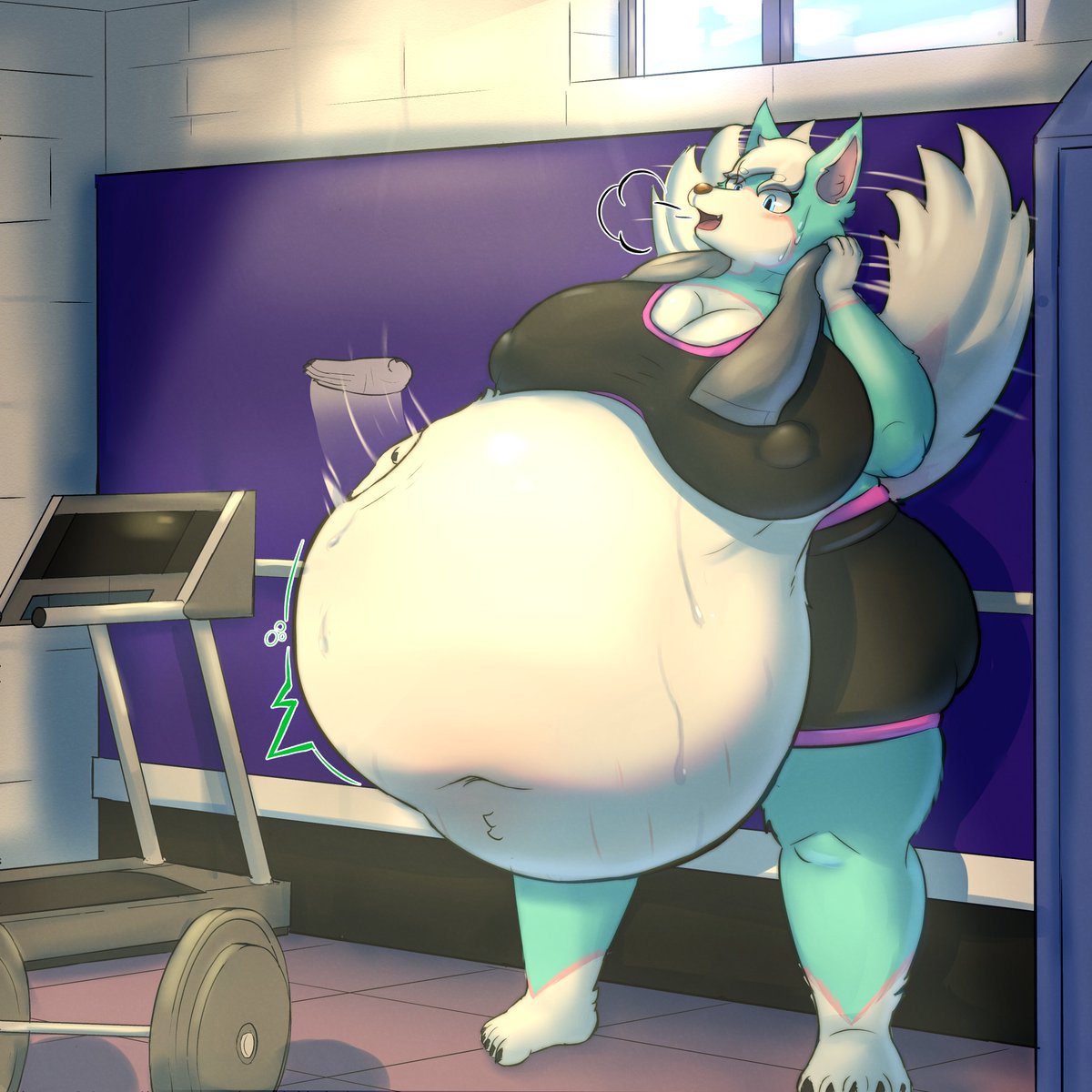taintederror's tweet photo. 🏋️‍♀️🤸‍♀️😋
commission for @WulfKyet https://t.co/uJzS3Q941p