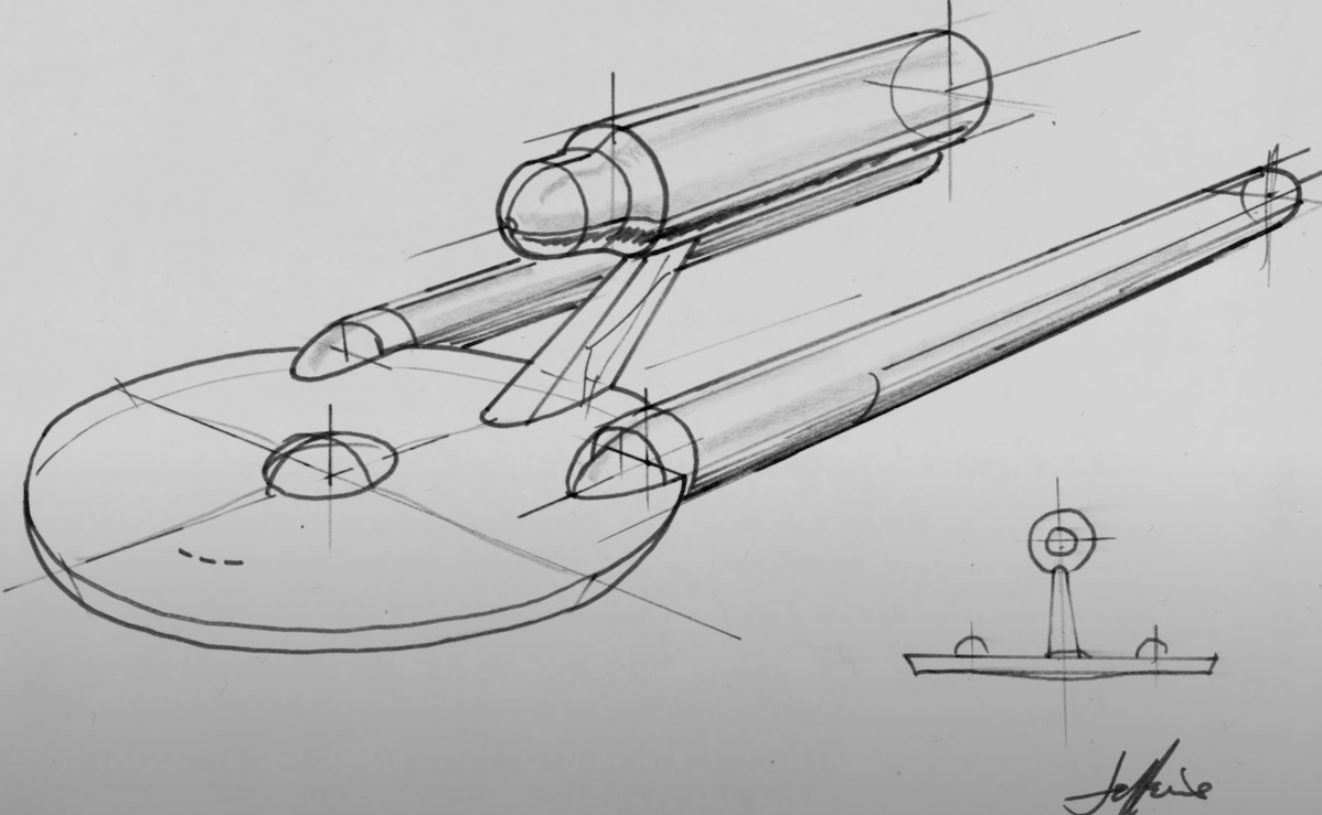 TheSpaceshipper's tweet photo. Legendary Trek designer Matt Jefferies (1921-2003) was born 102 years ago today. https://t.co/kNpDhu2xza