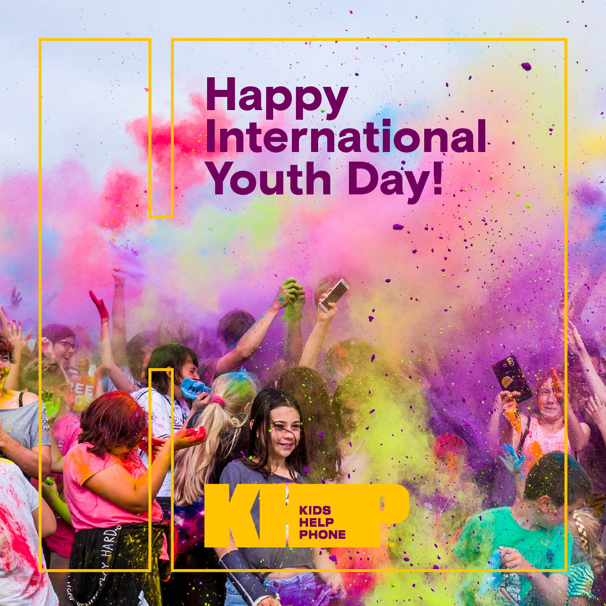 KidsHelpPhone's tweet image. Happy International Youth Day! We are continuously inspired every day by the courage of the amazing youth who contact us to share their feelings . Whenever you need to talk, whatever you need to talk about, KHP is here for you.