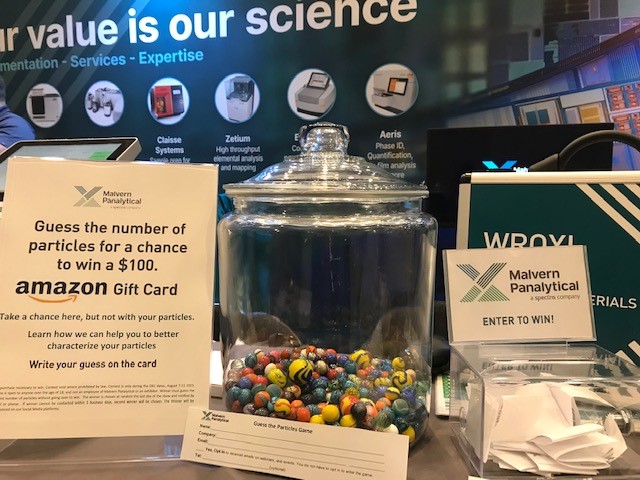 newsfrom_MP's tweet image. We have a winner for Malvern Panalytical’s Guess the Particles game at DXC 2023! The winner is Randy Rarig - Congrats! Thanks for visiting our booth, and see you all next year at DXC in Westminster, CO! #MalvernPanalytical #XRayAnalysis #Conference #Events #DXC2023