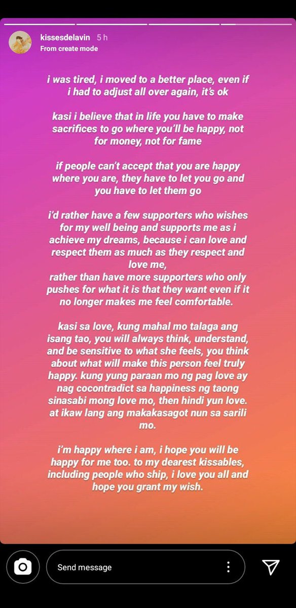 Dear mga they pooh tang whale na vhakloush out there,

ito nga pala ang huling salita ni Kisses Delavin tungkol sa pesteng loveteam na yan… ang kakapal ng mga pagmumukha nyo kasama na dyan ang leader ng mga aso 🤬😤