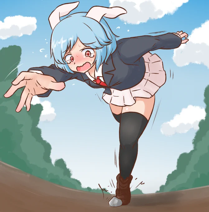 skebご依頼で描きました レイセンちゃん 