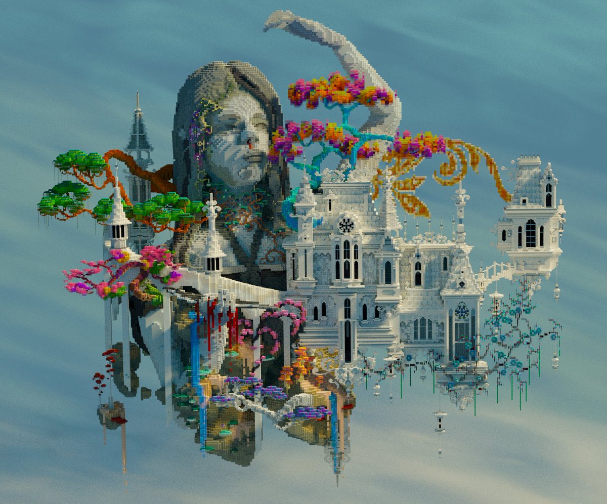 New render made by @LorDLdoitor

Project : "dimensions"
Builders : <a href="/_BluebirdMoon/">bluebirdmoon.bsky.social</a> <a href="/SwAnNFury/">SwAnN</a> and me q:)

#Minecraftbuilds #minecraftfr #minecraft建築コミュ