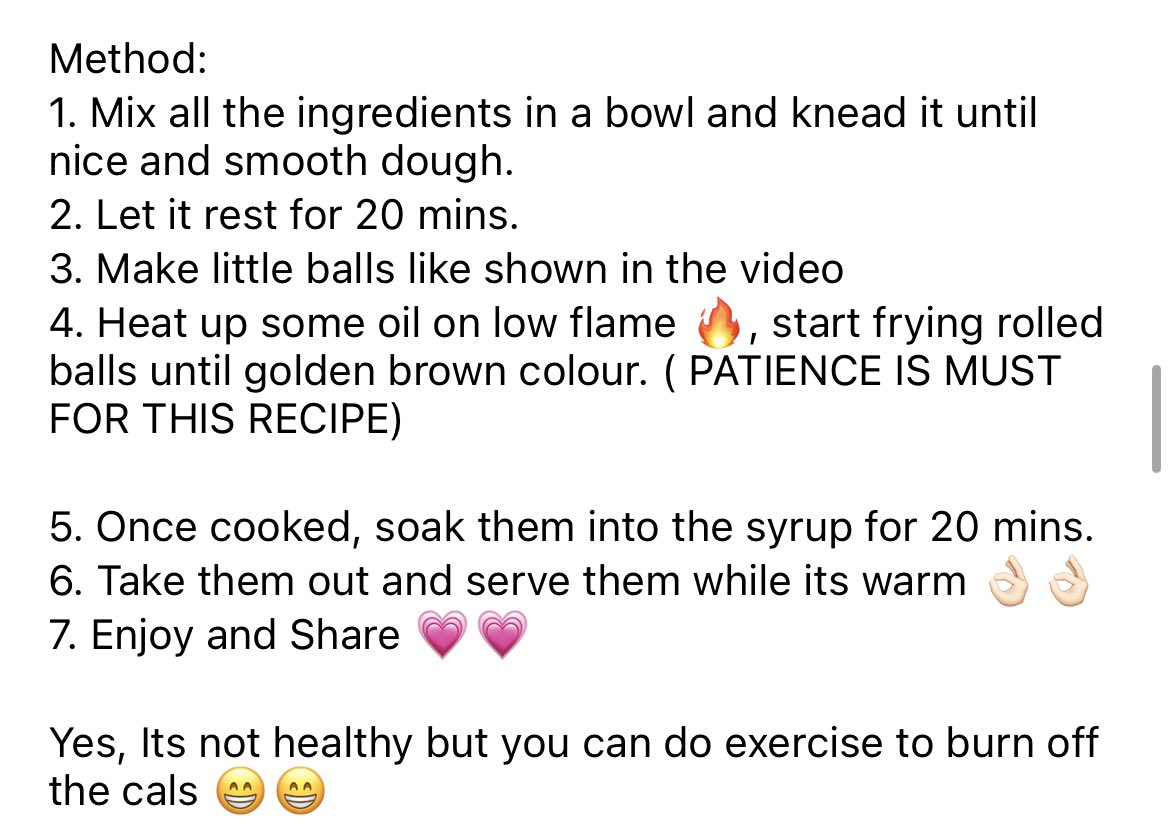 pardeep19922328's tweet image. Here is the recipe for Gulab Jamun #indiandessert All times fav of all desi people 👌🏻👌🏻 Give it a go and enjoy with an ice cream or warm gajrela 👌🏻 #food #cookwithme #FoodieBeauty