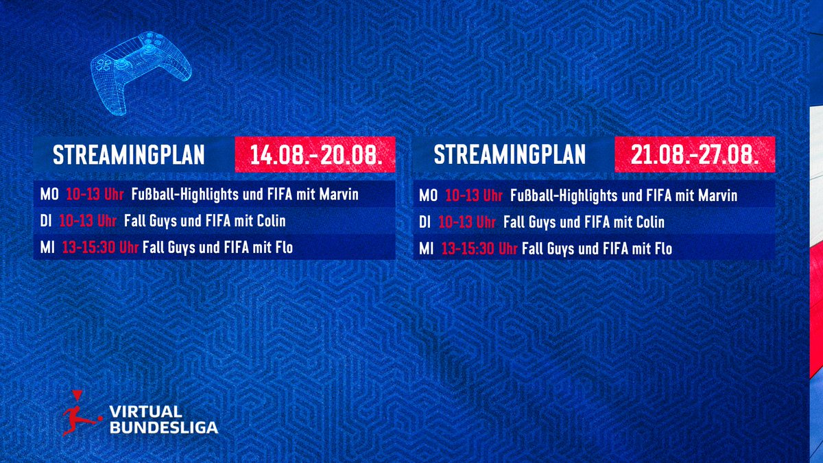 Ihr kennt das Spiel, wie gehabt hier der neue Streamingplan für euch!🔥

Schaltet ein um nichts zu verpassen!!👀

#holsteinesports💙🤍❤️ #estorks🎮 #twitch #streaming #kiel