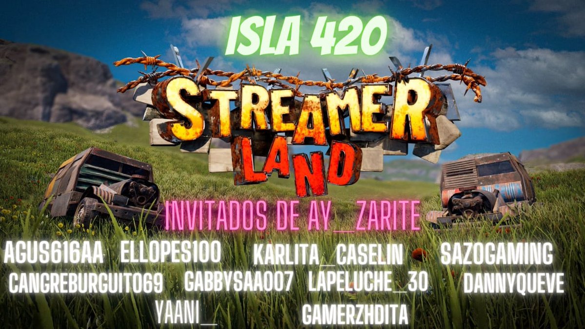 Y al fin, llega ese evento que todos esperábamos ansiosos.
Se viene Streamerland 2023. 
Y este año, como capitana en una Isla que va dar que hablar 🤪
Gracias por la confianza y por querer ser parte de esta locura conmigo.