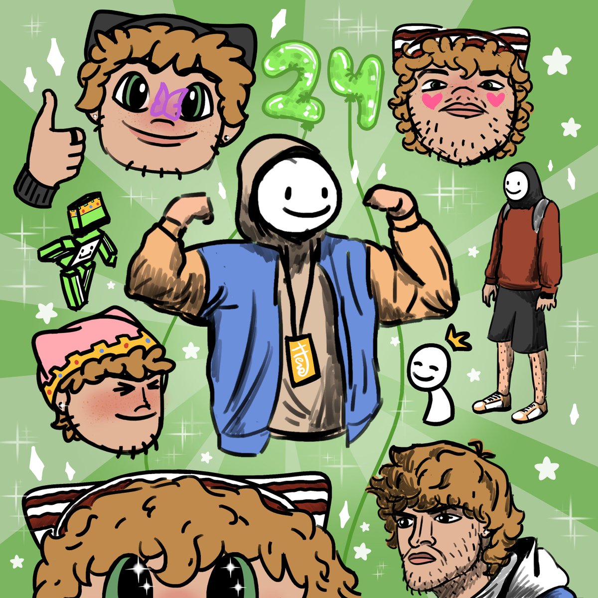 Droodles for the birthday boy 🎉
HAPPY BIRTHDAY DREAM 💚
.
.
@Dream__Fanart #dreamfanart #happybirthdaydream #dream