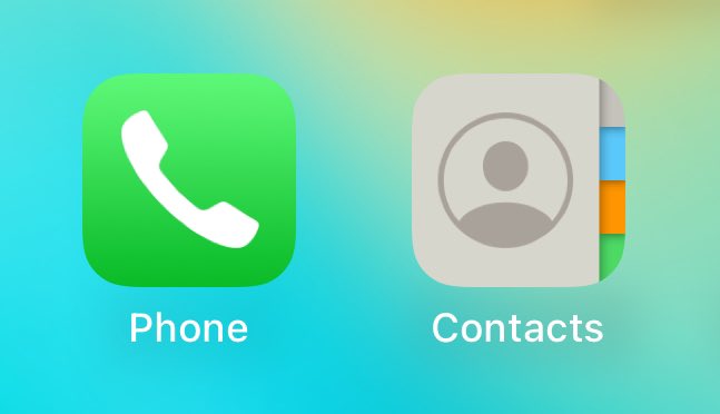 mbrkhrdt's tweet photo. If you ever feel useless, just remember that Apple has a separate Contacts app, despite all of the functionality being part of the Phone app https://t.co/59yzKCbZO9