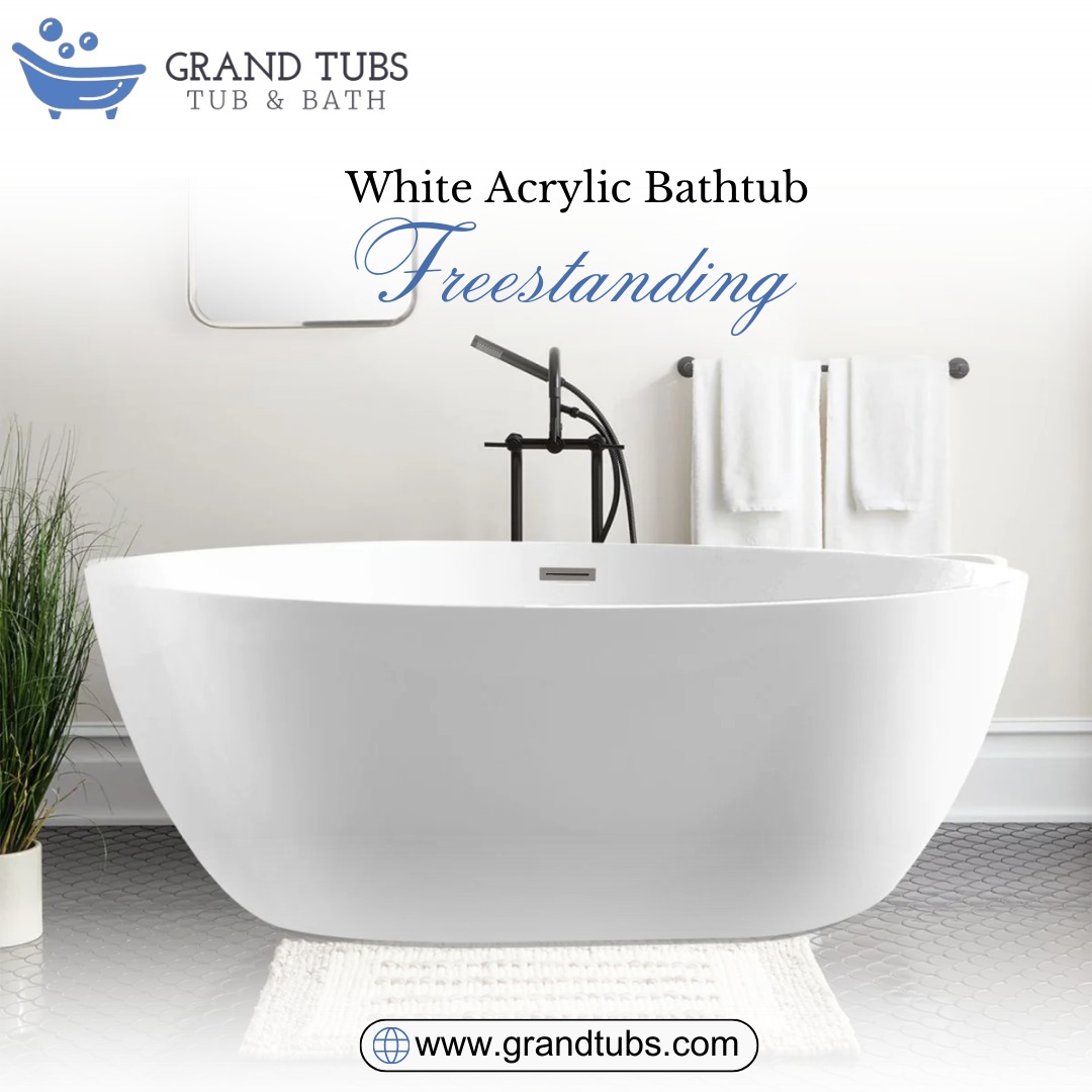 GrandTubs's tweet photo. 🛁 Elevate your bathing experience with our stunning freestanding white acrylic bathtub. Transform your bathroom into a retreat, and start enjoying the epitome of relaxation today.

Shop Now: https://t.co/y6TDvWZyDM

#BathroomUpgrade #LotusFaucet #ElegantDesign #HighQuality https://t.co/5J02NcP3Sf