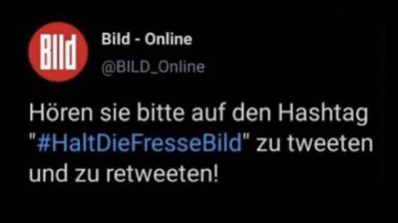 Den Hinweis gebe ich doch gerne weiter. 😜

#HaltDieFresseBild 
#HaltDieFresseSpringerPresse 

Alles was schlecht für #KKR ist, ist gut für #Deutschland.