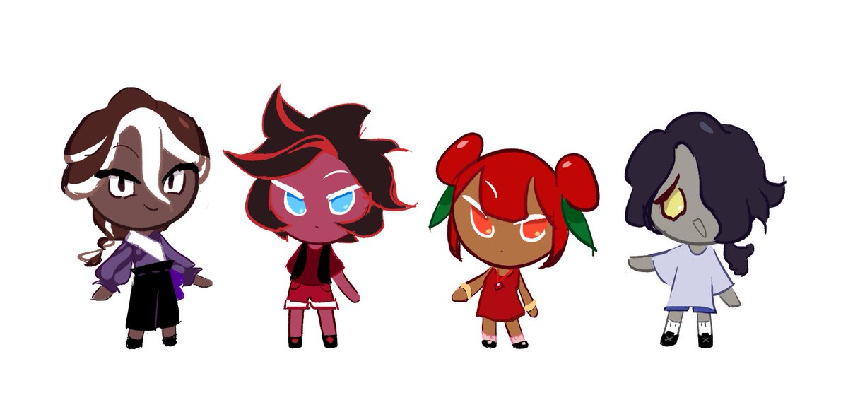 my_riadz's tweet photo. I got bored 

#cookierun
#affogatocookie
#redvelvetcookie
#pomegranatecookie
#licoricecookie https://t.co/Nutnwndy1A