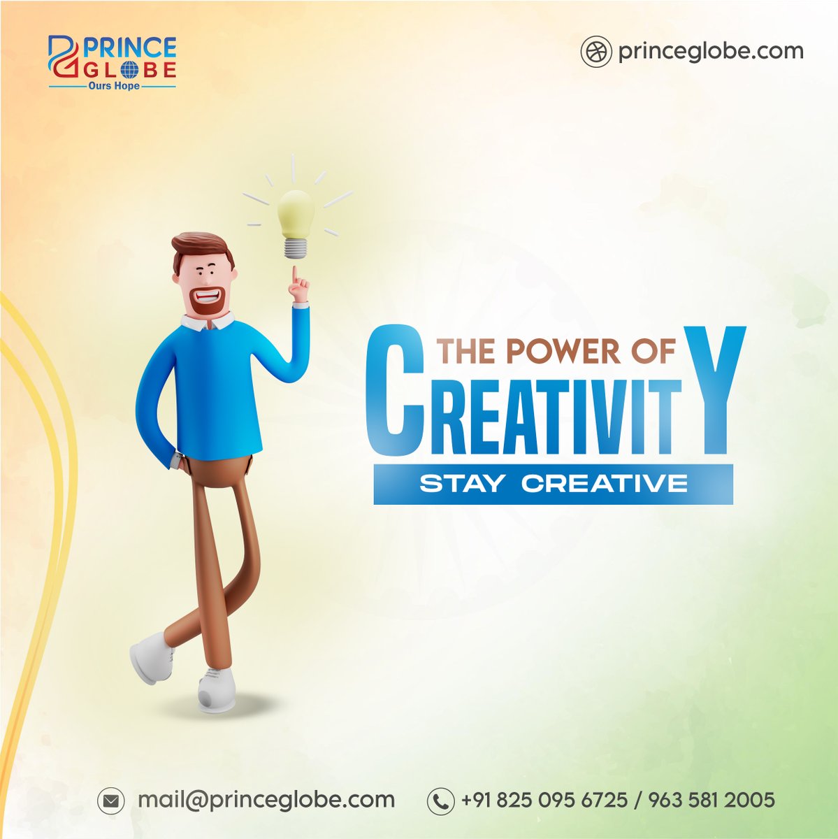 Where Creativity Comes to Life: Unveiling the Artistry of Prince Globe's Designers! 💼🚀

#creativedesign #visualstorytelling #digitalmagic #yourvisionourcanvas #CraftingExperiences #DesignArtistry #princeglobeexpertise #TransformingIdea