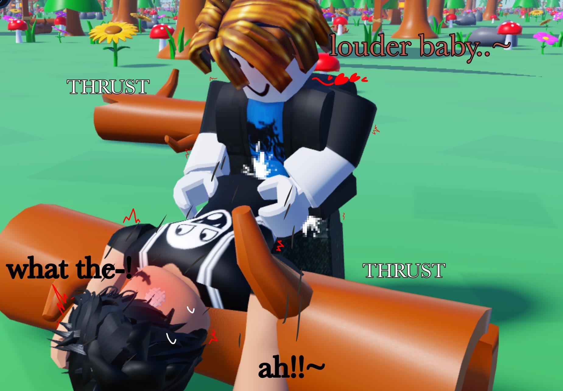 silly idiot (🔞) on X: (bacon x slender) live laugh love🥰 nsfw roblox  t.copN5qXkZhPR  X