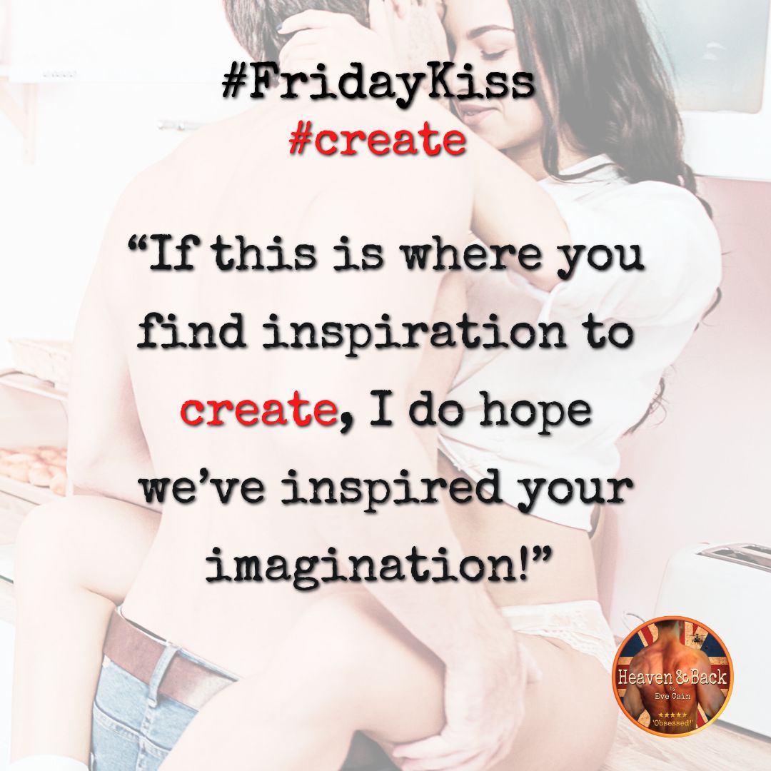 When he wants to be your muse & excels at the job!
❤️
✨
🥰
#Fridaykiss #create #muse #kindlevellaromance #romancereadersoftwitter #kindle #bookboyfriend #steamybooks #sexyreads #steamyromance #dominant #subdom #promises #threat #shivers #tingles #EveCainAuthor #HeavenAndBack