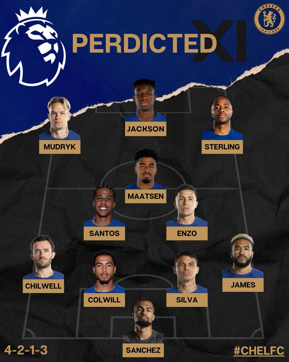 CFCinThailand's tweet photo. คาดการณ์ Lineup 11 ตัวจริง #เชลซี 🆚 ลิเวอร์พูล
_
⏰วันอาทิตย์ที่ 13 สิงหาคม เวลา 22.30 น. | 📺 True Premier Football 1
#CHELFC | #CFC | #CFCTH | #ChelseaThailand | #เชลซี | #เชลซีไทยแลนด์ https://t.co/cx09aBu9XA