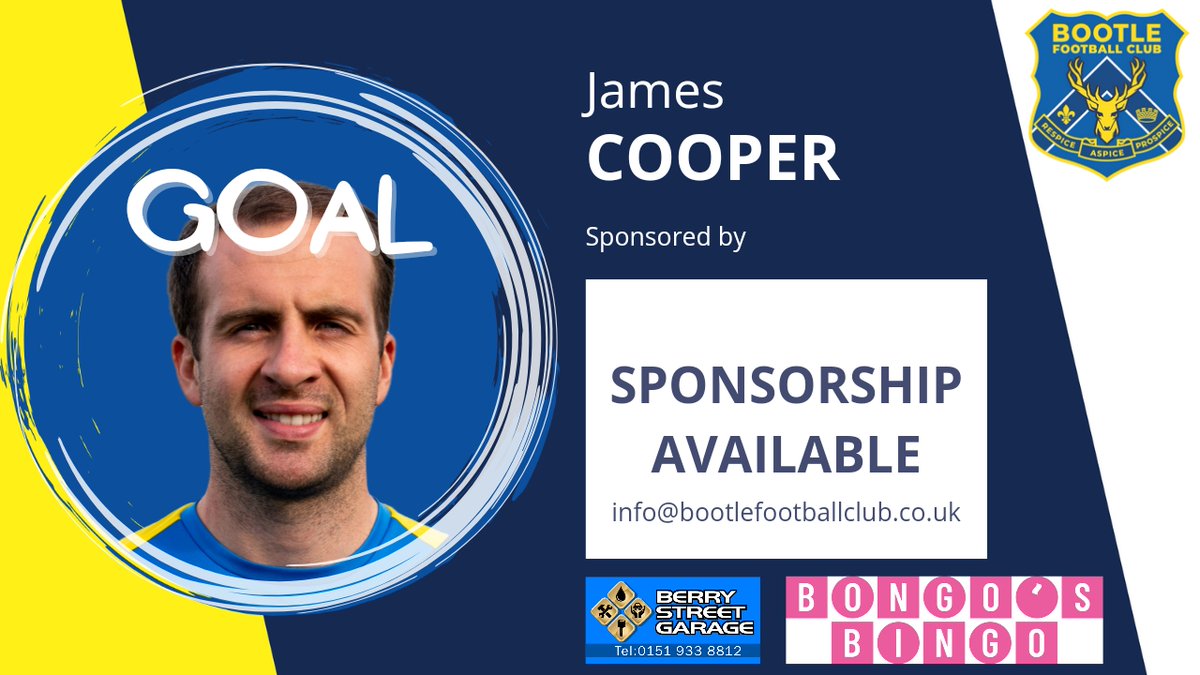GOAL: BOOTLE 1-0 Newcastle Town - James Cooper (36') <a href="/PitchingIn_/">Pitching In</a>