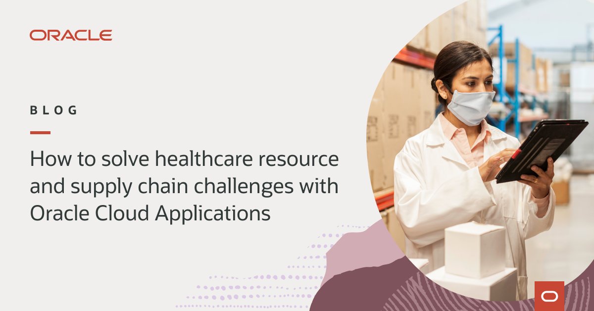 db23ai's tweet image. Discover how Oracle Fusion Cloud Applications help healthcare organizations address evolving #workforceneeds, leverage employee skills sets, and overcome industry challenges. social.ora.cl/6013P9dlW