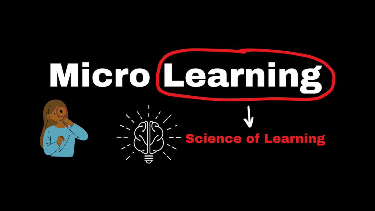 Let’s focus on ‘Learning’ in #MicroLearning by <a href="/nsachdeva2019/">Nidhi Sachdeva, PhD</a>

"In sum, the length and structure of a microlesson should be informed by cognitive load theory and not by time frame." 

buff.ly/3sa9f7L