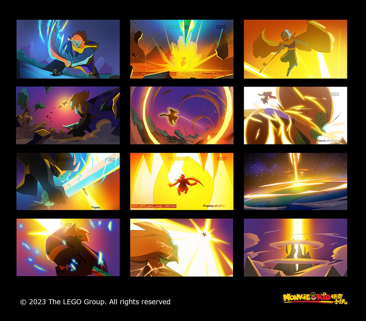 S4 #monkiekid #colorscript
MK vs Azure sequence I painted. Hats off to the storyboarders on this one, they really went all-out for this fight!