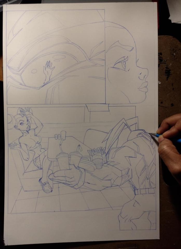 DBCBunny's tweet image. W.I.P.

💀🍫🐇
Interior Pages Issue #1 

#ConfectioneryAfroPunkSuperNaturalGothStory

⬇️How About Something Thick &amp;amp; Chocolaty⁉️⬇️

facebook.com/profile.php?id…