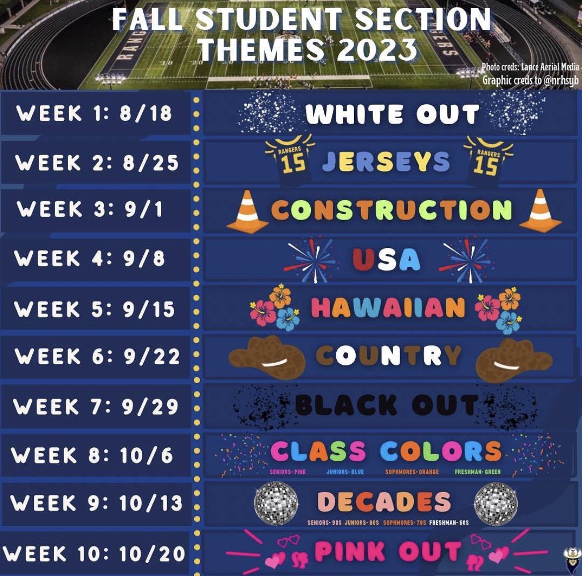 NRStudent Section (@nrhs_therange) on Twitter photo 