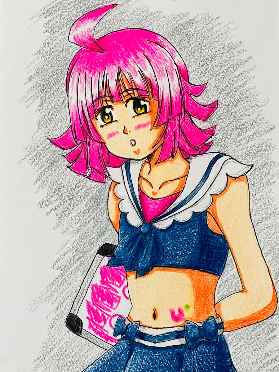 天王寺璃奈 「呪いをかけられたので」|ほむらのイラスト