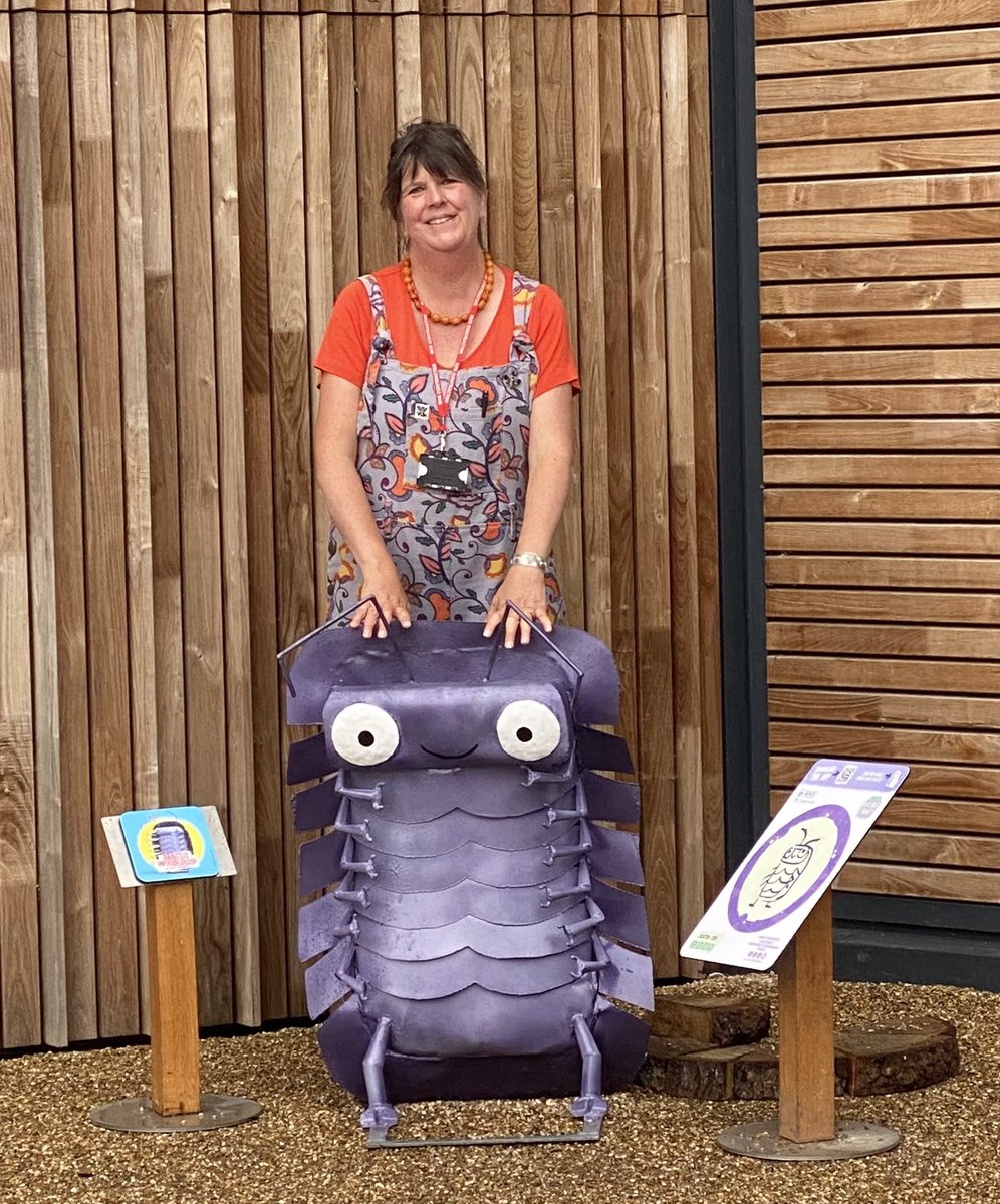 TheGreenJeanie's tweet photo. Just back from a fantastic week @RHSWisley supporting the @aardman #LloydatRHSGardens summer holiday #gardentrail. The kids loved my #minibeast #naturetable! I had fun too! Now resting before my next adventures! #beewalks #pollinatortalks #beesafaris #festivals #Lloydoftheflies https://t.co/33j4g50J0I
