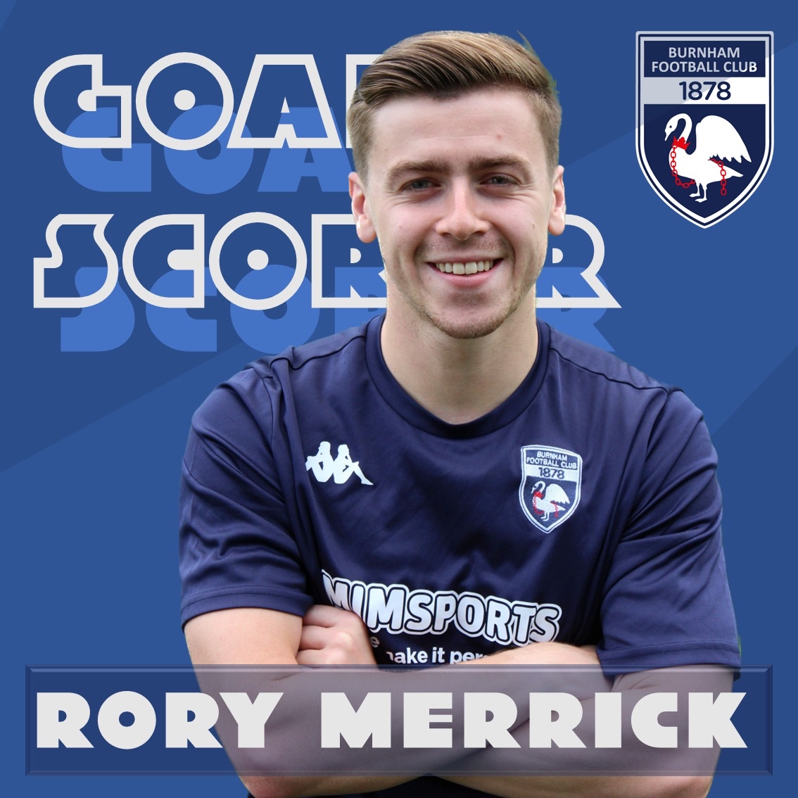 BurnhamFC1878's tweet photo. Goal a screamer by Rory into the top left!!!!  
🔵2-0🔴 https://t.co/M1StEBCnEH