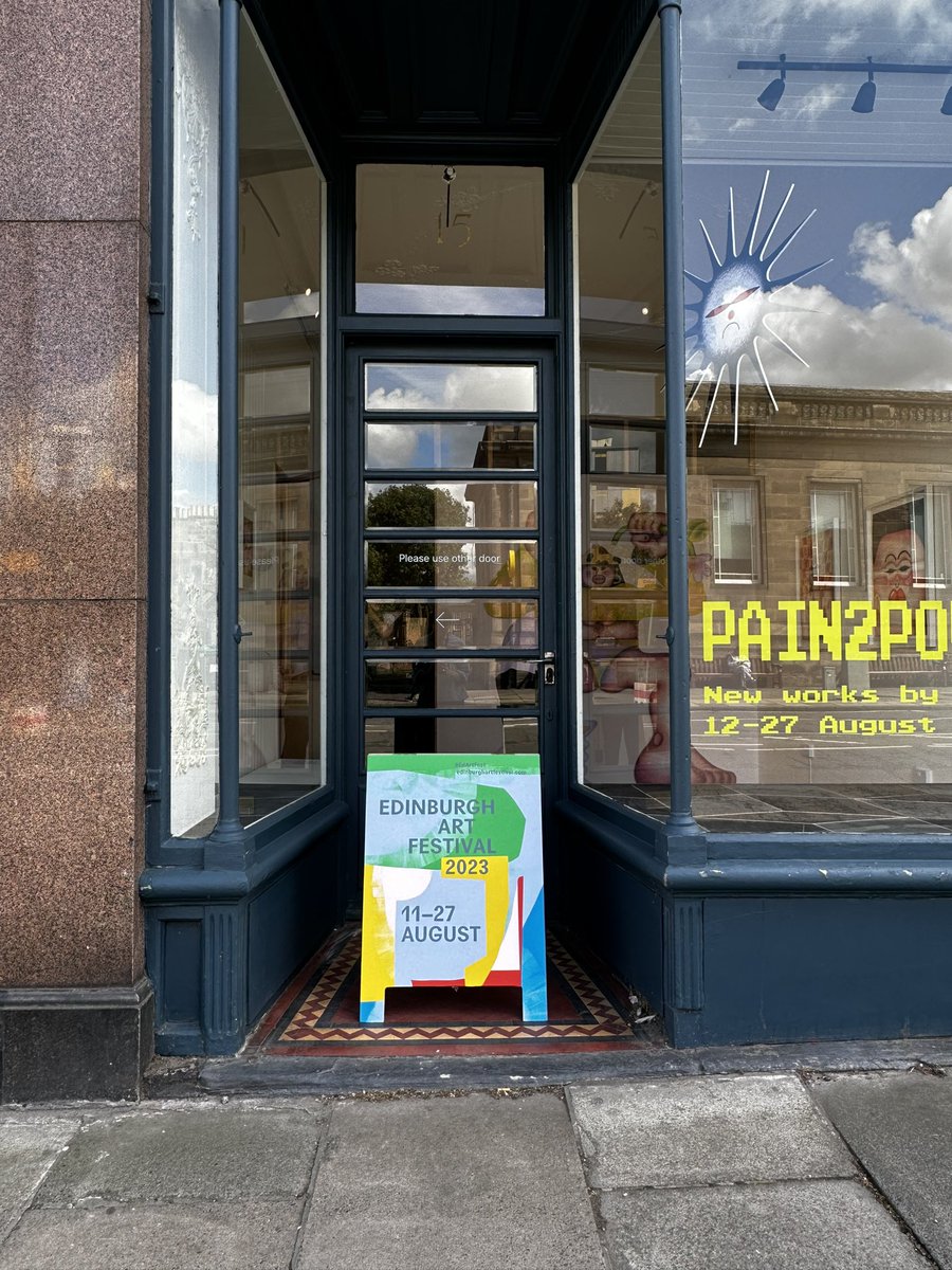 💫Come along to @SierraMetro1 for the launch of ‘Pain 2 Power’ by Haein Kim, open today 4—6pm. The exhibition runs till 27 August. #EdArtFest