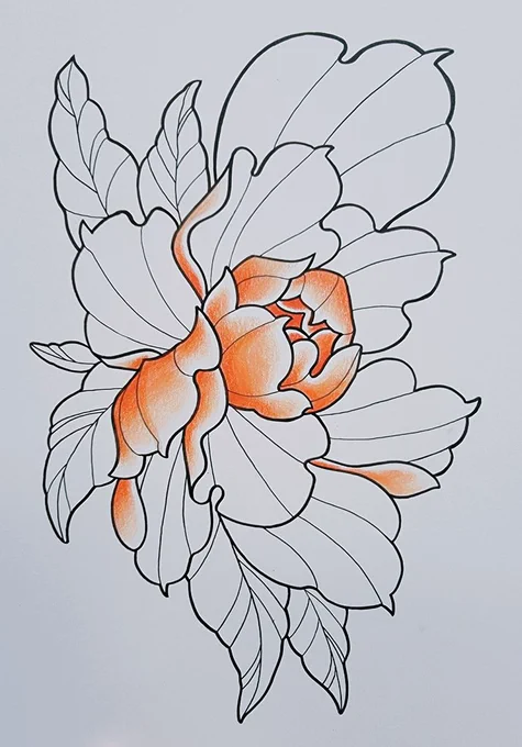 My focus during my tattoo apprenticeship is mostly Japanese traditional but my mentor let me dip my toes into neotrad and I had a "I drew that" moment