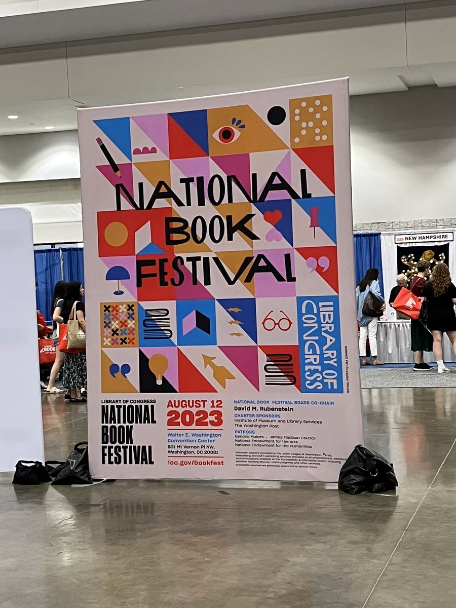 Hanging out with my people at the #NatBookFest