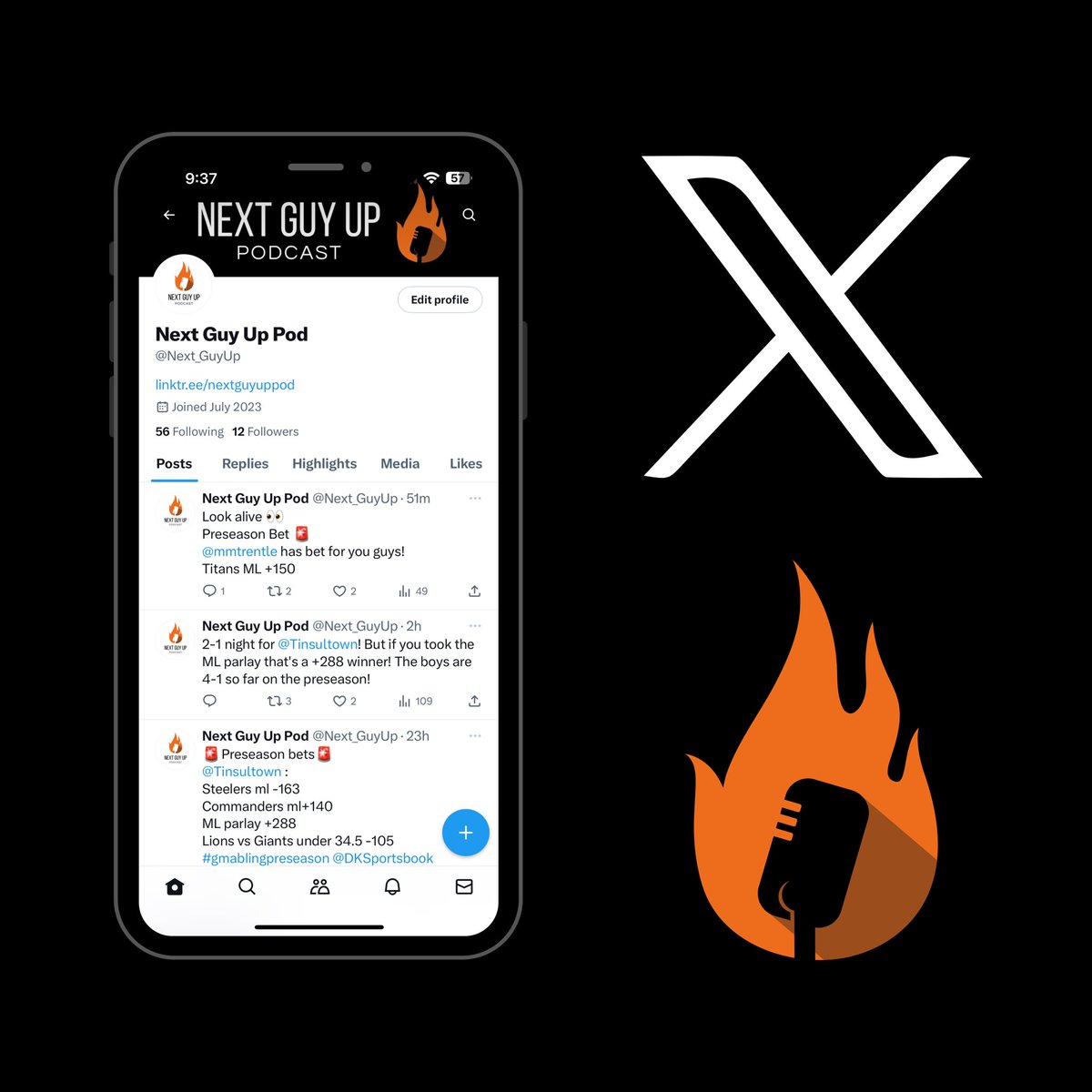 🔥🎙️🏈🗣️👀🚨

<a href="/Next_GuyUp/">Next Guy Up Pod</a> 
<a href="/Tinsultown/">Tins44</a> 
<a href="/zackdurham187/">Zack Durham</a> 
<a href="/mmtrentle/">Mason Trentle</a>
