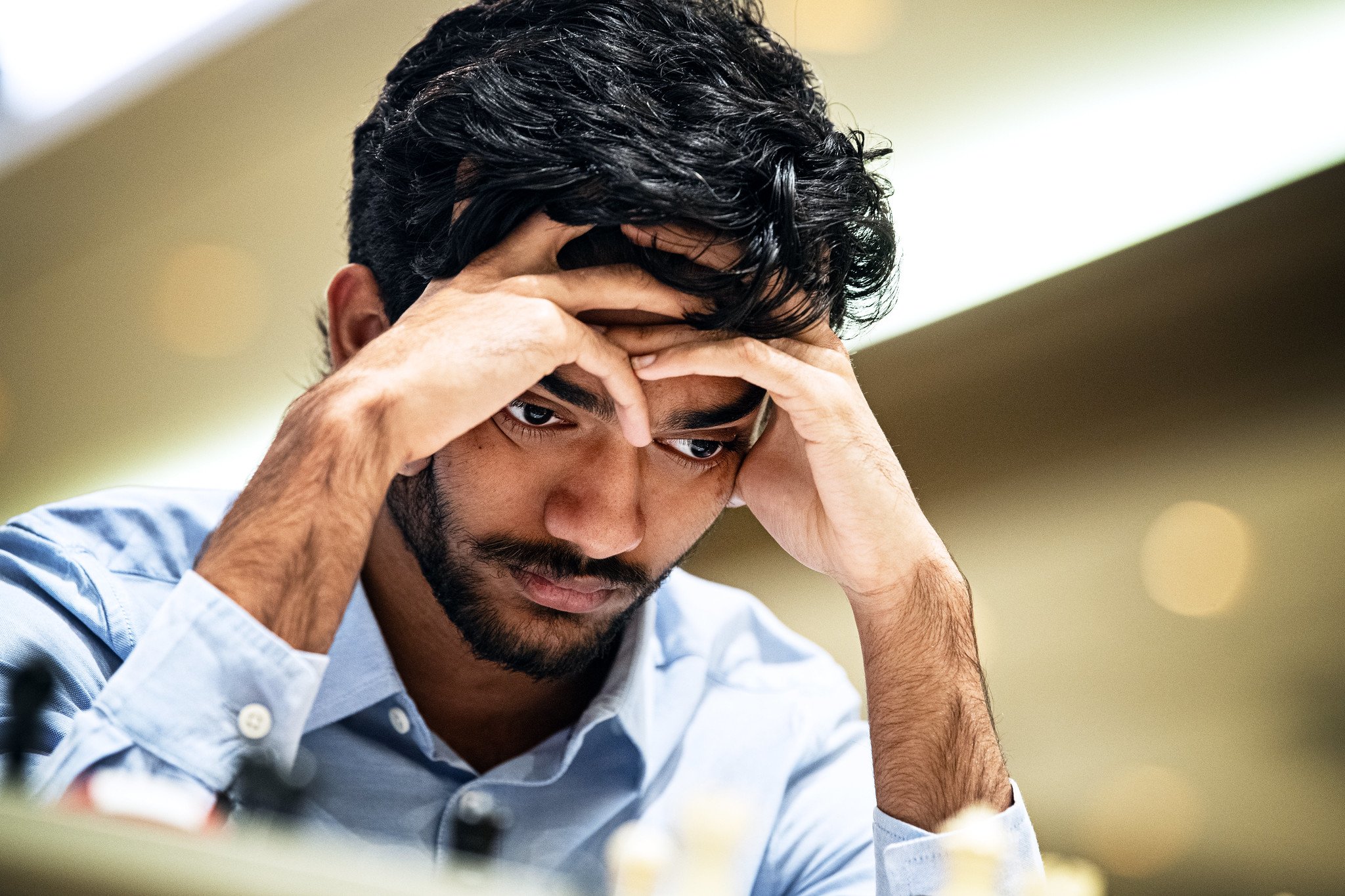 2700chess on X: 17 y/o 🇮🇳 Gukesh D (2761.5 and the youngest among the  Top100) beats Wang Hao with Black in Round 5.1 #FIDEWorldCup to become  World #7  Photo: Stev Bonhage/FIDE