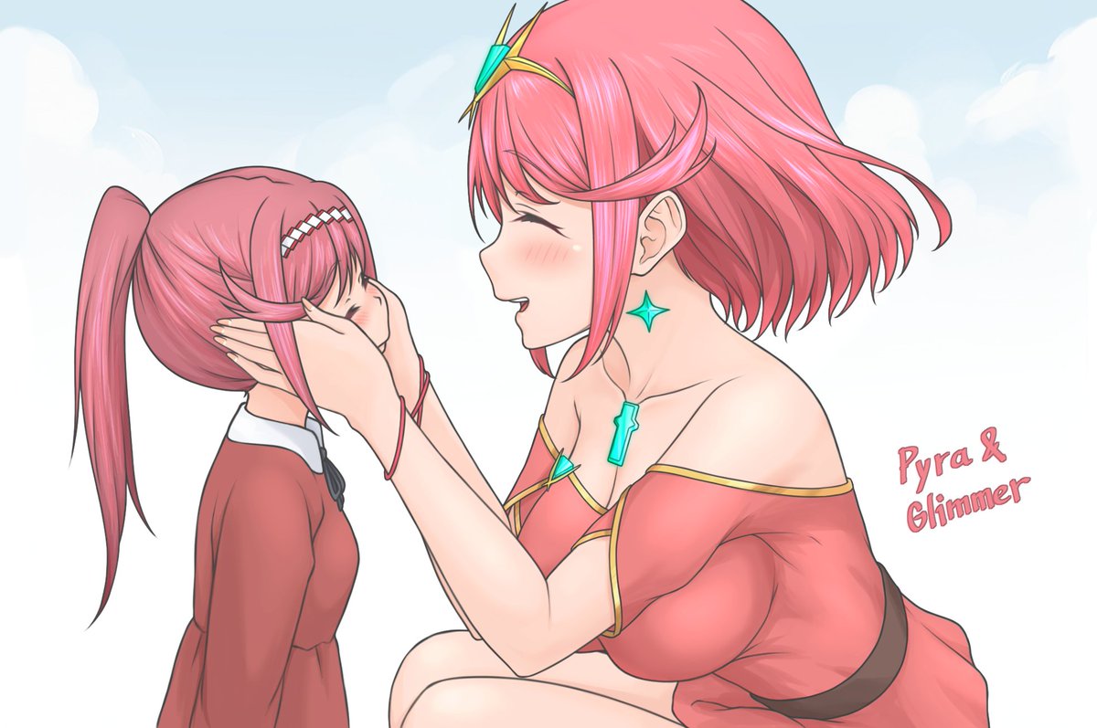 #Pyra #XenobladeChronicles2 #ゼノブレイド２ #XenobladeChronicles3 #ゼノブレイド3 #カギロイ hi friends,here is Pyra and Glimmer🥰