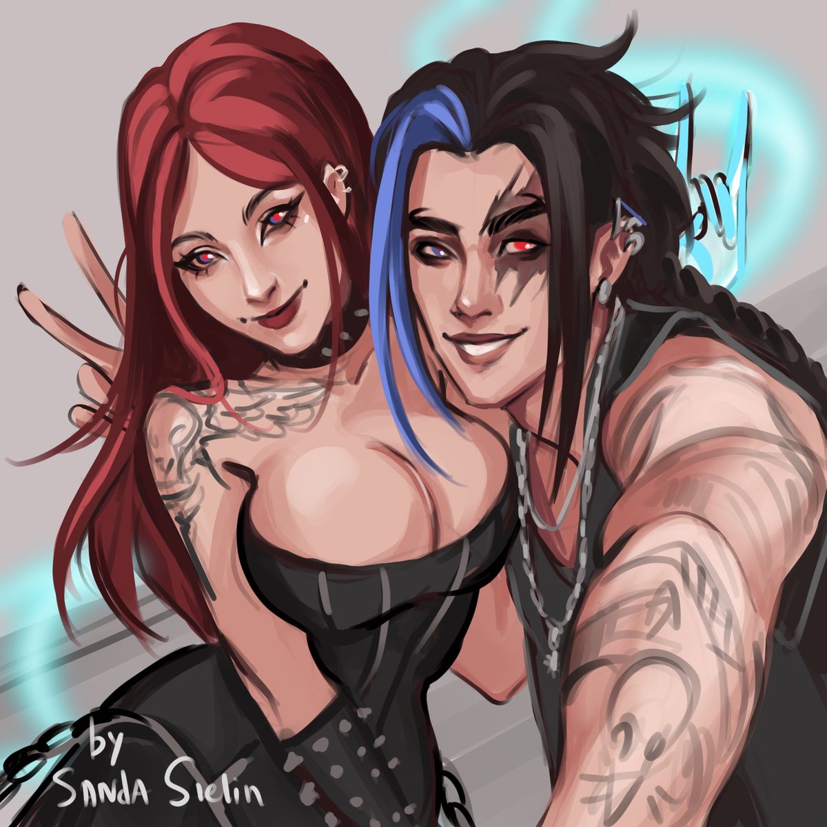 Band AU
Kayn is such a fanboy

#ArtofLegends #LeagueOfLegends #LeagueOfLegendsFanArt #Sona #Kayn #pentakill