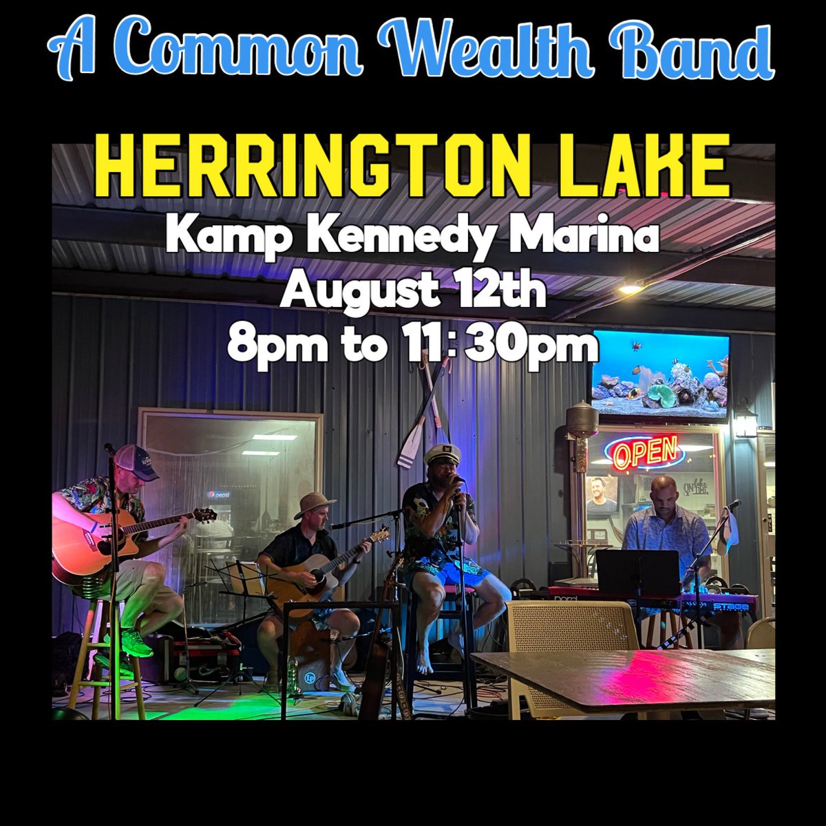 thecwmuzic's tweet image. Back at Herrington Lake tonight!  Gonna be a fun one