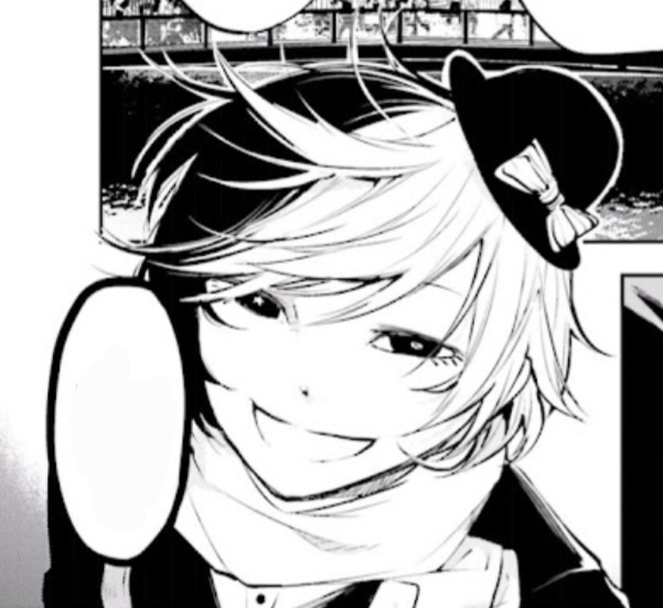 ⠀
Nice to meet you, Mister Fyodor. I like you, so let's be friends! 

I'm Kyūsaku, but my friends call me Q. 
⠀