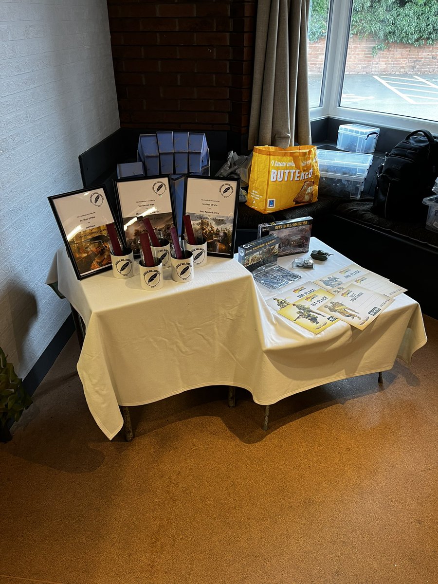 scribesofwar's tweet image. All buzzing here at scribes! 40K and bolt action in game two currently!