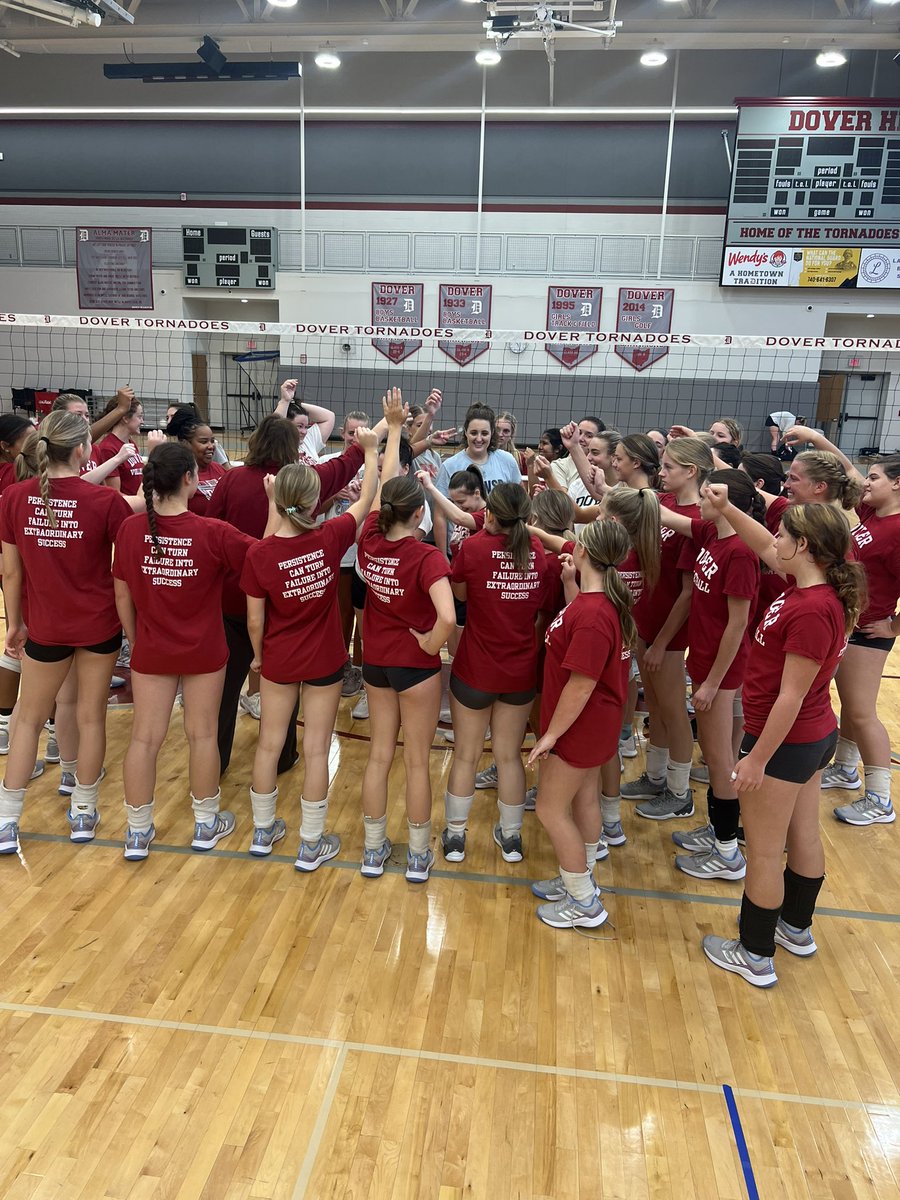 Great turn out for our alumni game!! We loved seeing and catching up with everyone. Thank you to all who came out and played or supported the teams! We had a blast! #wearedover #family