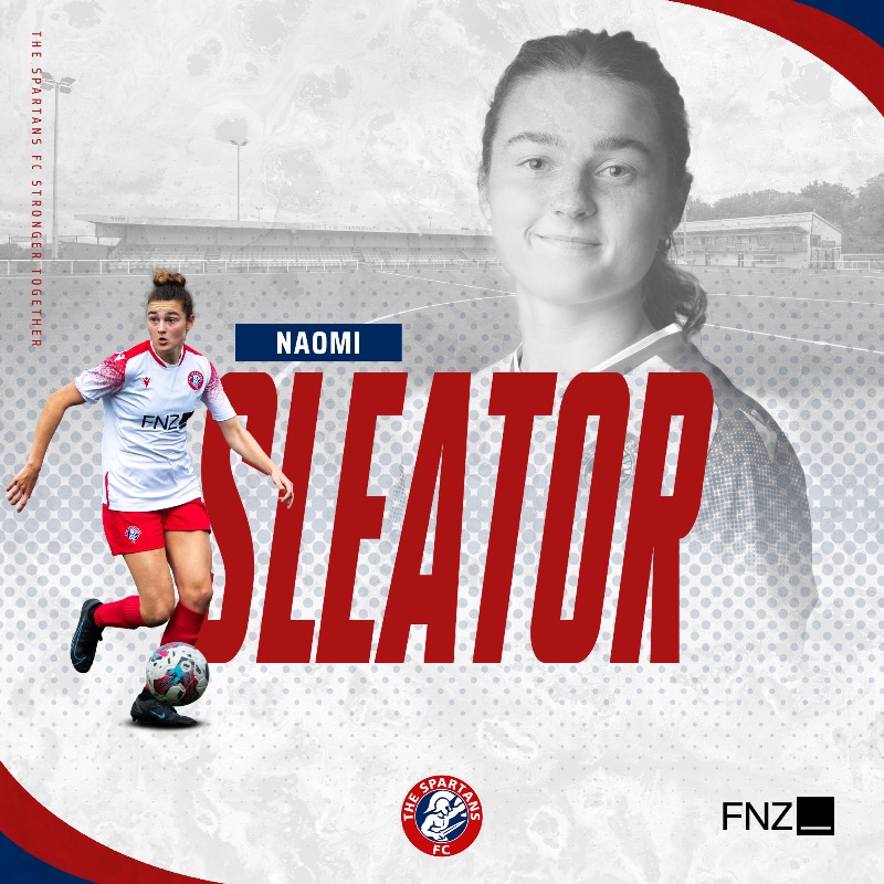 spartansfcwomen's tweet photo. Our third summer signing ☀️

Welcome, Naomi 🤝