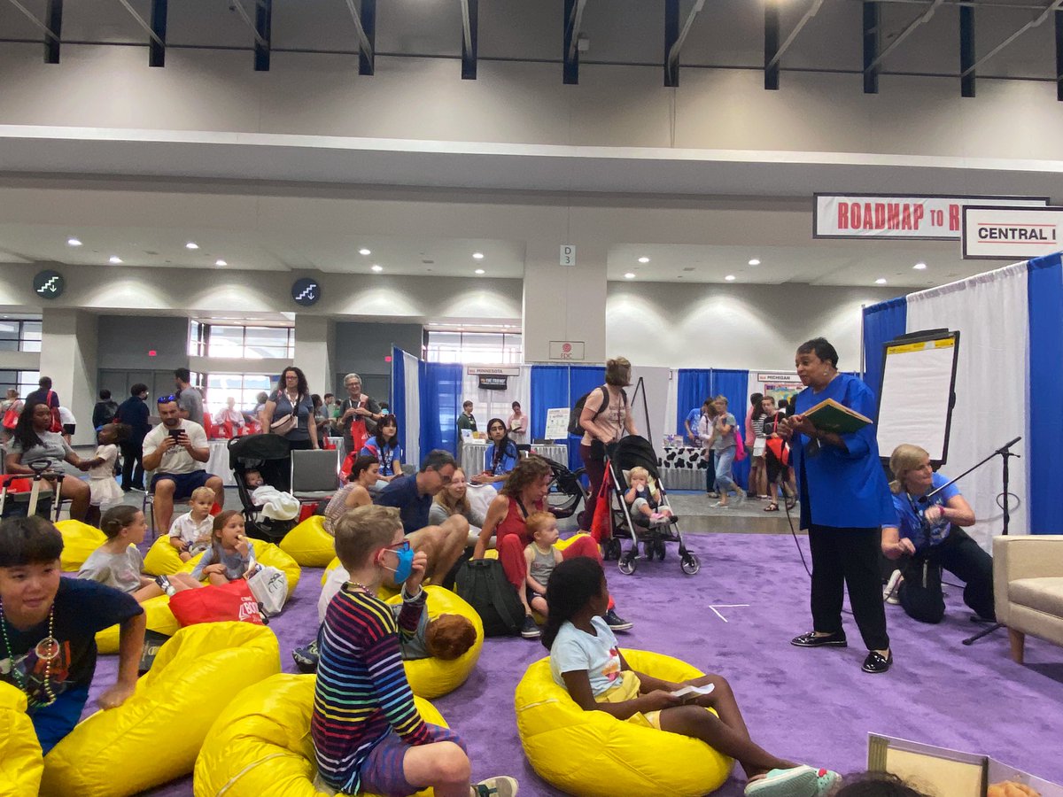 Once a children’s librarian always a children’s librarian. #NatBookFest