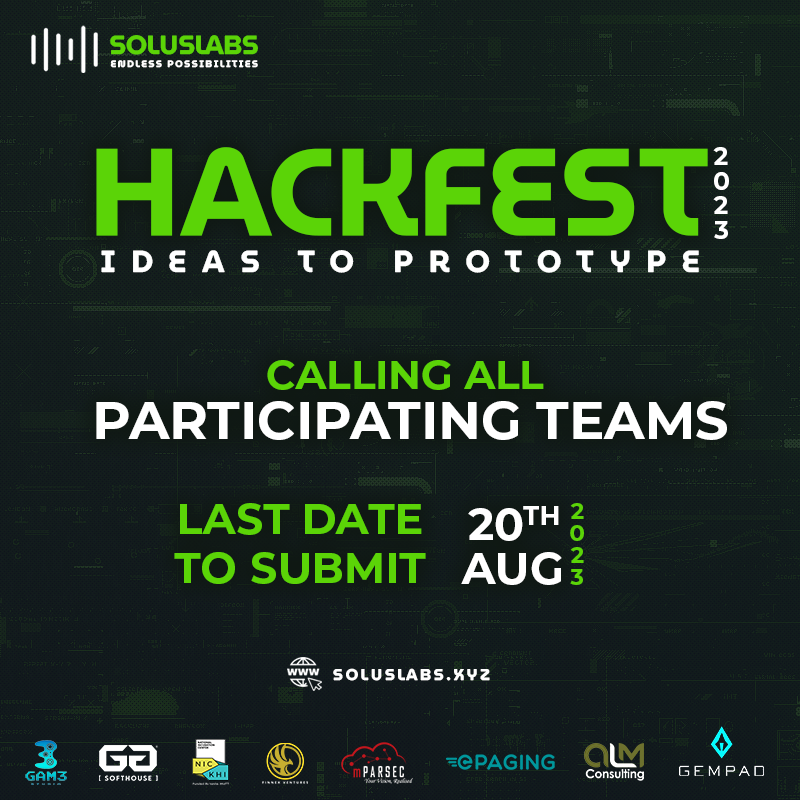 SolusLabsVC's tweet photo. 🚀Calling All Participating Teams!🚀

The submission deadline for your exceptional projects is August 20, 2023 ⏳
📥 You are requested to submit the required details on this link: https://t.co/JYfCSwNIMV🌐

#SolusLabs #HackFest2023 #Incubation #Fundraising #Web3 #Metaverse #Gamfi https://t.co/rE120jRbON