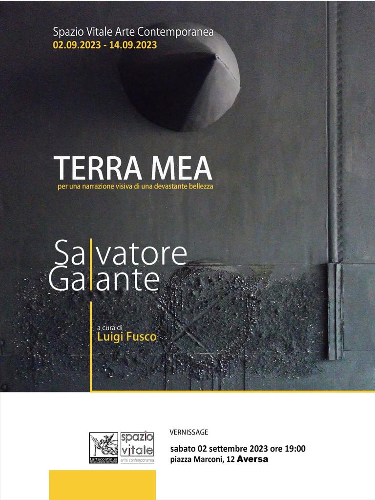 Galantesalvato1's tweet photo. GALANTE salvatore dal 02 al 14 09 2023
TERRA MEA
#Mostra #spaziovitale
#aversa #arte #artecontemporanea #terramea #art #contemporyart #contemporaryartist #galantesalvatoreartista https://t.co/5BU23z9FYP