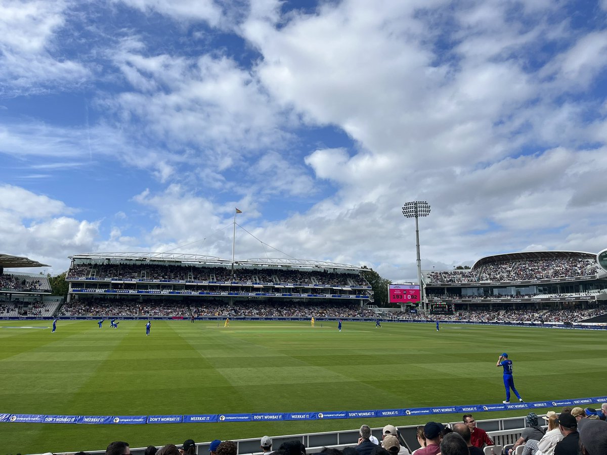 Lovely day at the cricket