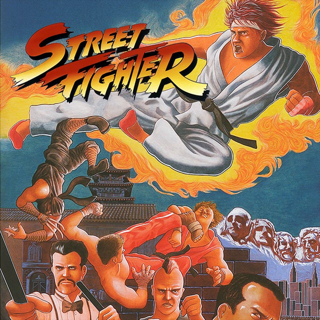 bakoozen's tweet photo. Un 12 de agosto de 1987 #Capcom publicaba en Japón 🇯🇵 el juego de arcade #StreetFighter primer título de esta saga que revolucionó los juegos de peleas 🥊. En diciembre del mismo año llegaría a los salones de #arcades de Estados Unidos 🇺🇸 https://t.co/j35Xf3AfiO