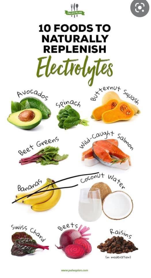 craigatc_1997's tweet photo. When you sweat, your body uses the electrolytes in your body. To perform you must replenish them. Sports drinks &amp; supplement are good short term but the best way is the food you eat. Fruits &amp; veggies are loaded. Putting a little extra salt on your food will help too. https://t.co/cpu64M0y0L