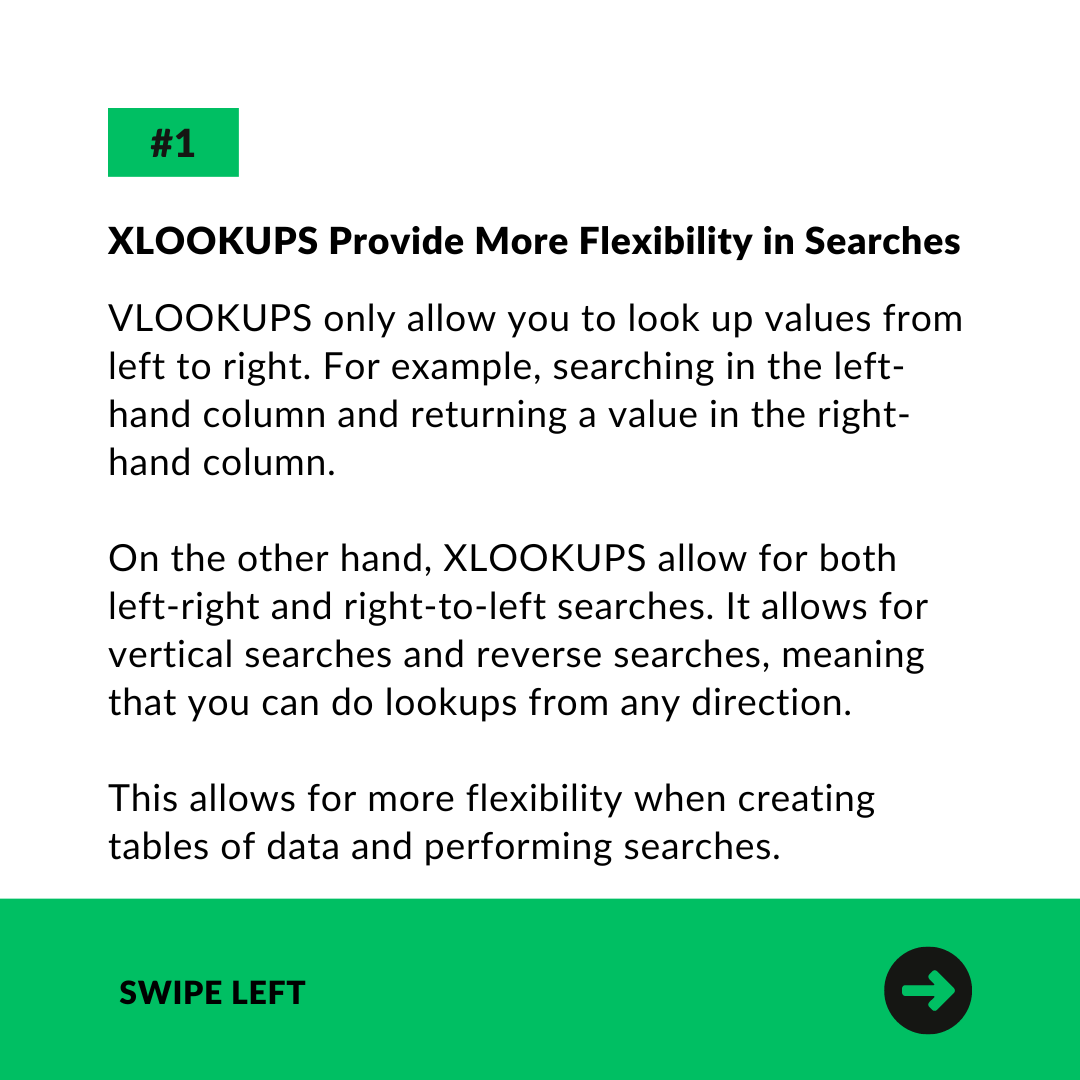 BlueLinkERP's tweet image. Many Excel users are familiar with V-Lookups, but did you know of a newer function in Excel known as X-Lookups?
Here are some ways that X-Lookups address the limitations that V-Lookups had.
#MicrosoftExcel #AdvancedExcelFunctions #XLookups