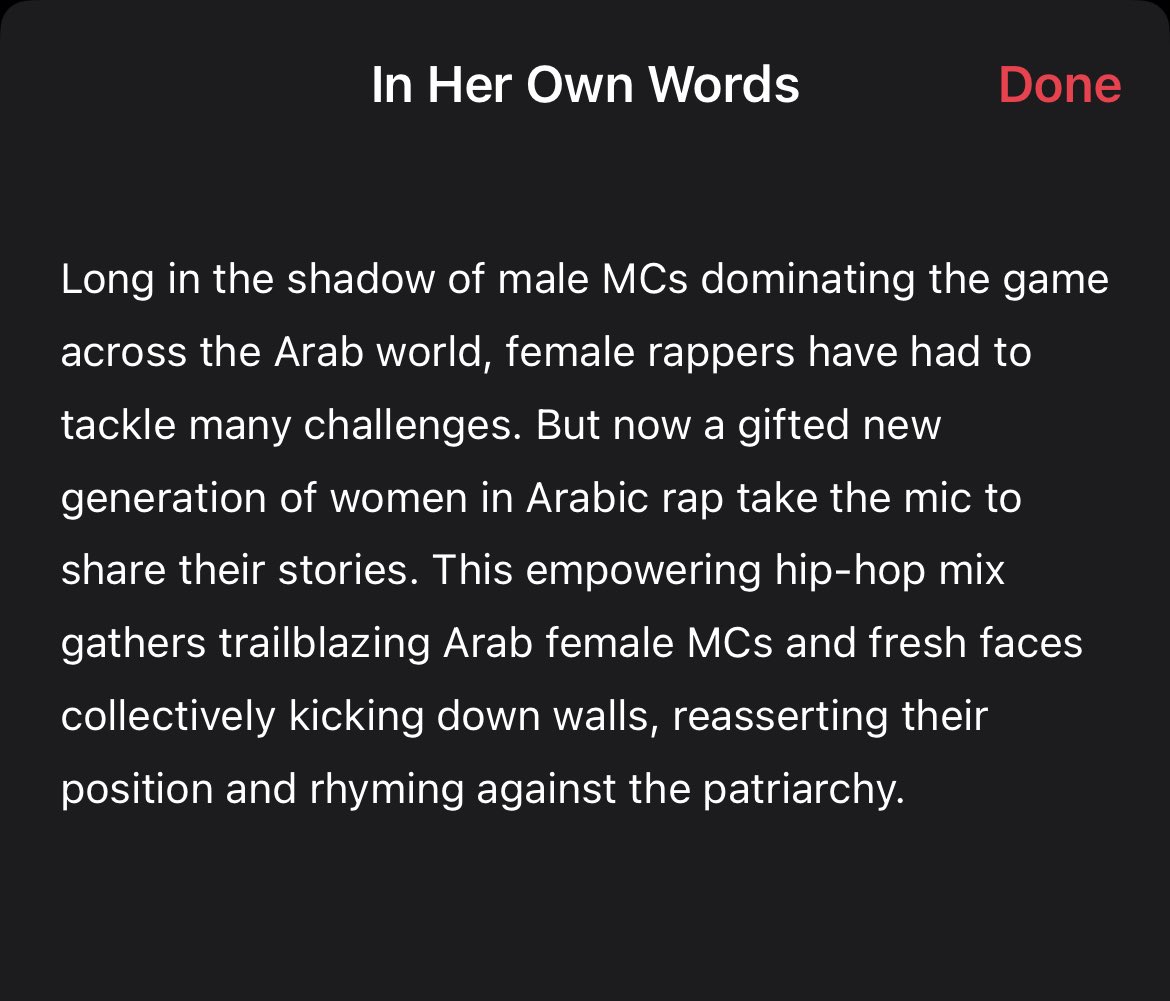 THANK YOU <a href="/AppleMusic/">Apple Music</a> FOR MAKING ME THE COVER OF THE “IN HER OWN WORDS” PLAYLIST + BEING THE FIRST WOMAN TO BE FEATURED IN THEIR NEW HIP HOP CAMPAIGN!!!!!😍🫨🏆💋‼️

📸 <a href="/koolaidgeorge/">george annan</a> 

music.apple.com/us/playlist/in…