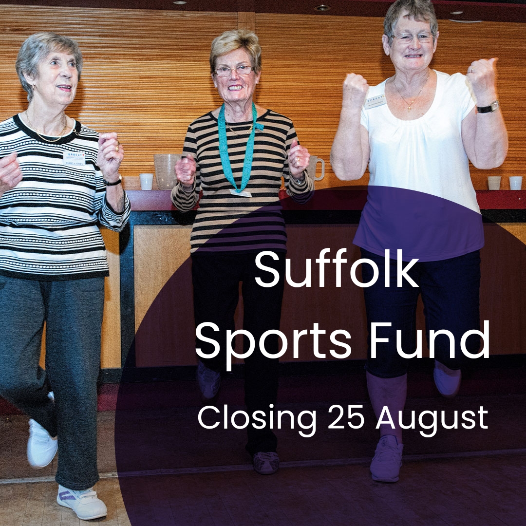 suffolkgiving's tweet photo. The Suffolk Sports Fund is available for grants of up to £2000 to support charitable, voluntary &amp; community groups aiming to increase participation in sport in Suffolk. Find out more and apply 👇https://t.co/az0wpAsRco

#TeamSuffolk #healthandwellbeing #charitablegiving https://t.co/wHYBA57ANC